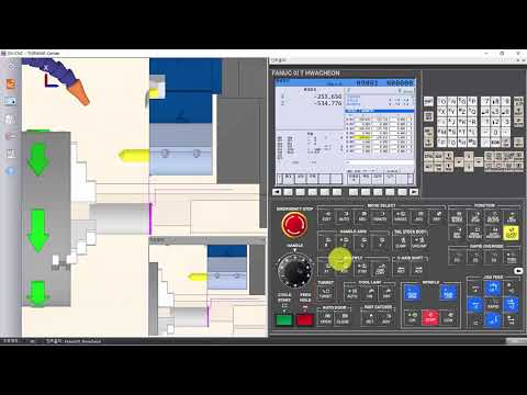 GV-CNC를 이용한 선반(터닝센터)수동 원점 및..
